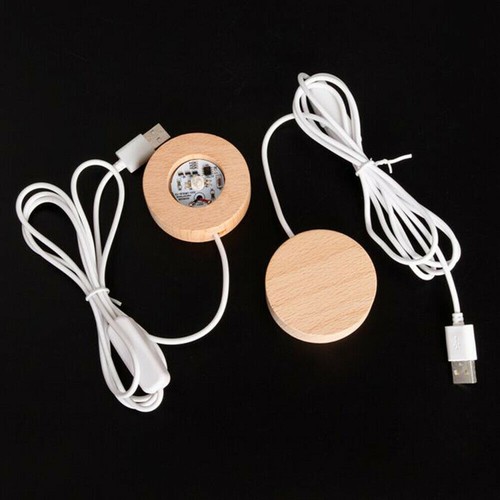Kristall usb holz led - usb,