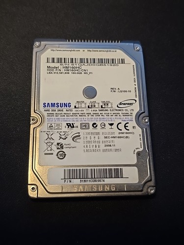 Samsung hm160hc 160gb ide - samsung, 2.5"