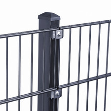 Doppelstabmattenzaun Komplett