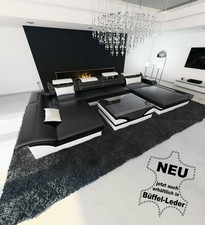 Sofa Ledersofa Wohnlandschaft