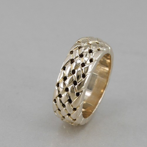 Gemusterter ring 585 14k - gemusterter,