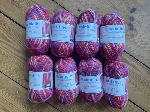 Paket filzwolle 50g - paket, filzwolle: