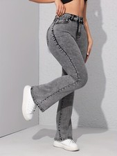 Jeans Damen High Waist Mom