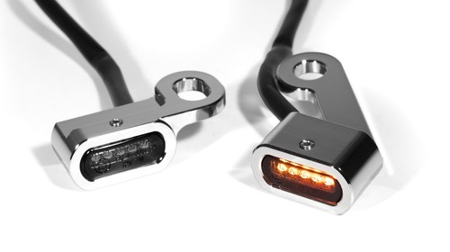 Mini led blinker chrom - chrom,