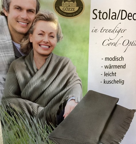 Stola decke cappuccino - stola-decke,