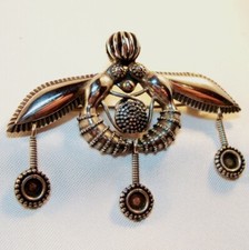 Insekten Brosche Silber Insekt
