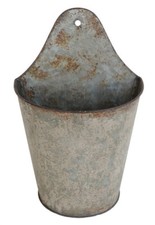 Wandkorb Zinktopf Pflanztopf