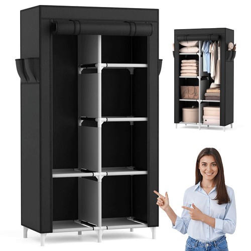 Textil kleiderschrank faltbar - textil,