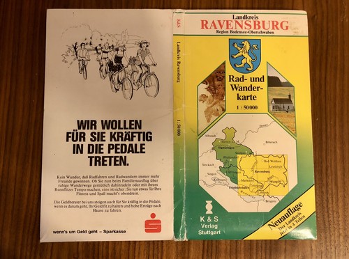 Rad wanderkarte landkreis - 4x,