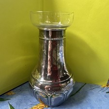 Alte Vase versilbert Gepunzt