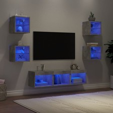 Wohnwand mit led wohnzimmer - wohnwand,