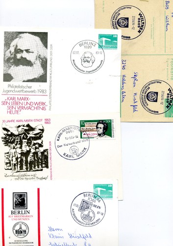 Ddr ganzsachen bzw - ddr,