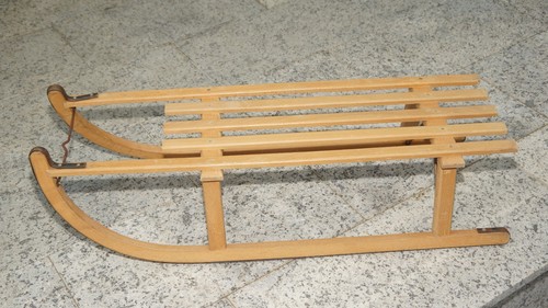 Schlitten holz buche - schlitten,