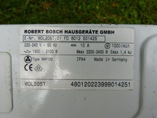 Waschmaschinenersatzteile für Toplader Bosch WOL205T