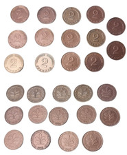 14 x 2 Pfennig Deutsche Mark