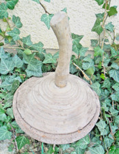 Antiker Eisstock m. Holzgriff Holzeisstock Deko Eisstockschießen vintage handgef