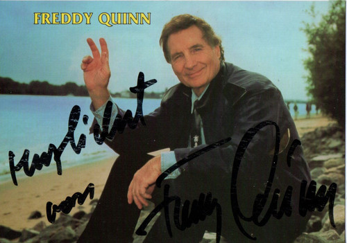 Autogramm freddy quinn - autogramm,