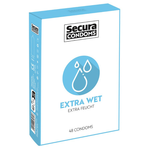 Secura condoms extra wet - wet,