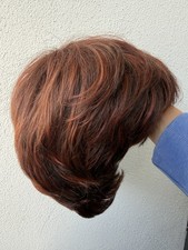 Perücke Rot Braun Kupferrot