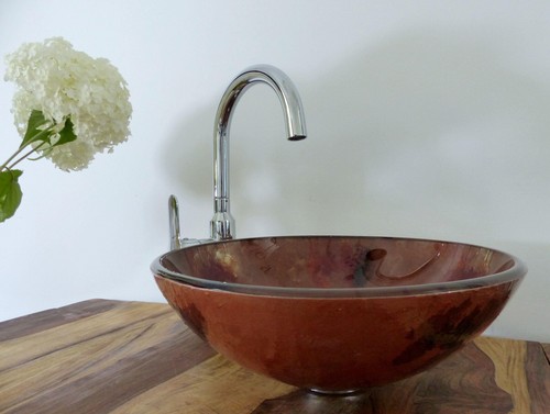 Aufsatz glas waschbecken - aufsatz,