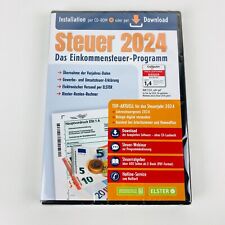 Aldi Steuer 2024 Einkommenssteuer-Programm Software CD+Code Postversand NEU OVP