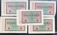 5 Stück Geldscheine