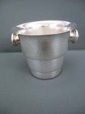SEKTKÜBEL WEINBEHÄLTER  MESSING  VERSILBERT