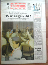 TROMMEL 43 - 1985 B DDR Pioniere Anna Seghers Gruppe PRINZIP Stärkster Pionier