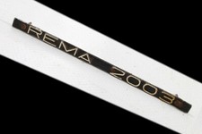 1x Rema 2003 original Emblem Typenschild Schriftzug Radio vintage