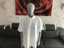 LACOSTE Classic Fit Herren Poloshirt  Gr. 11 / 6 XXXXXXL  US Gr. 2XG  Weiß  NEU 