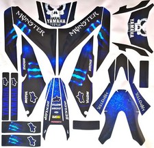 Yamaha WR 125 R X 2009 -2017  22B Monster blau DEKOR DECAL KIT Aufkleber Verklei