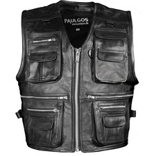 PAULGOS Lederweste - 100 %