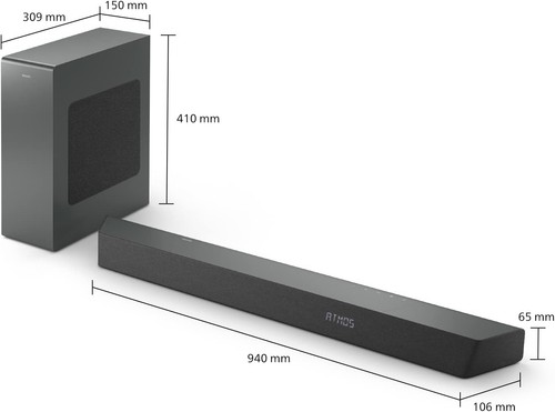 Soundbar subwoofer dolby - 3.1,