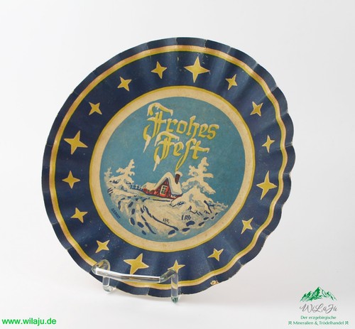 Ddr papp weihnachtsteller - ddr,
