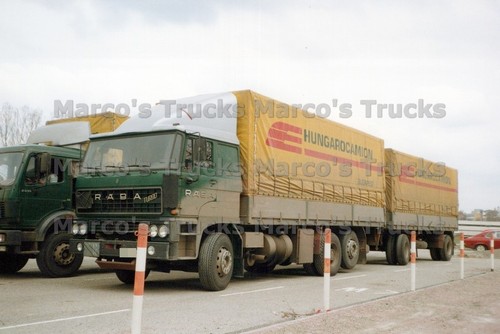 Lkw foto rába - lkw, planensattelzug