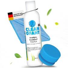 CLEANOFANT Acrylglas Kunststoff POLITUR Set Wohnwagen Wohnmobil Fenster polieren