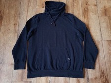 LIVERGY ° Sweatshirt/Hoodie ° Gr. M/48/50 ° dunkelblau/weiß meliert
