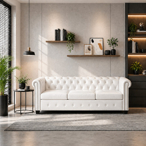 Chesterfield sofa sitzer - 3,