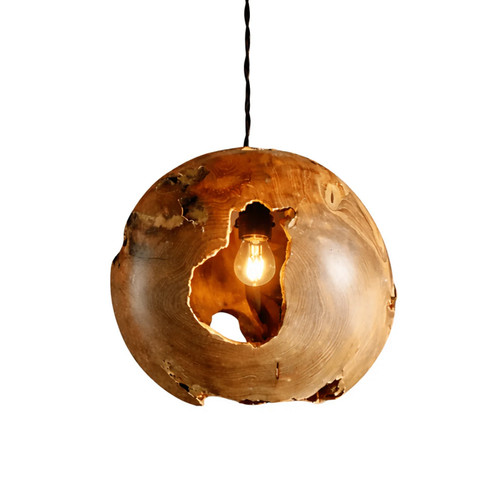 Wurzelholz deckenlampe geo - wurzelholz,