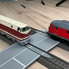 H0 Bahnübergang für Märklin C-Gleis – Ein- & Zweigleisig & R1-R5