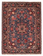 Bidjar Handgeknüpfter Perserteppich 92x68 cm-Fine,Orient,Carpet,Rug,Neu,Blau