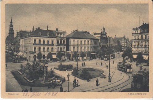 Hannover aegidientorplatz - ak, hannover.
