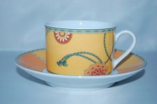 Kaffeetasse 2tlg. Living Colours Bolero gelb orange Eschenbach