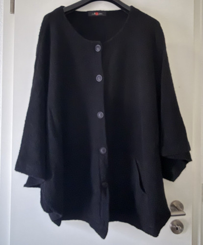Sallie sahne jacke cape - sahne,
