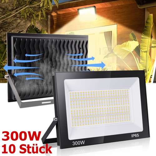 10x led fluter außen strahler - led,