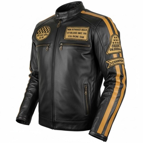 Motorrad lederjacke antik - im,