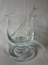 Holmegaard Globetrotter Grog Glas Grogglas mit Stößel mit Name Hans