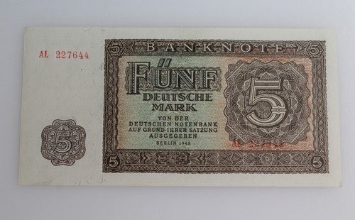Ddr banknote geldschein mark - 5,