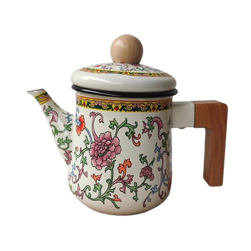 Emaillierte kaffeekanne - emaillierte,