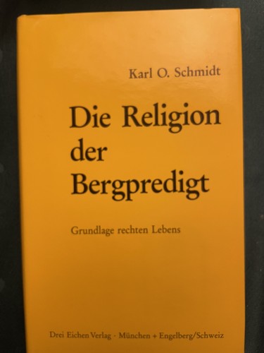Die religion der - die, bergpredigt